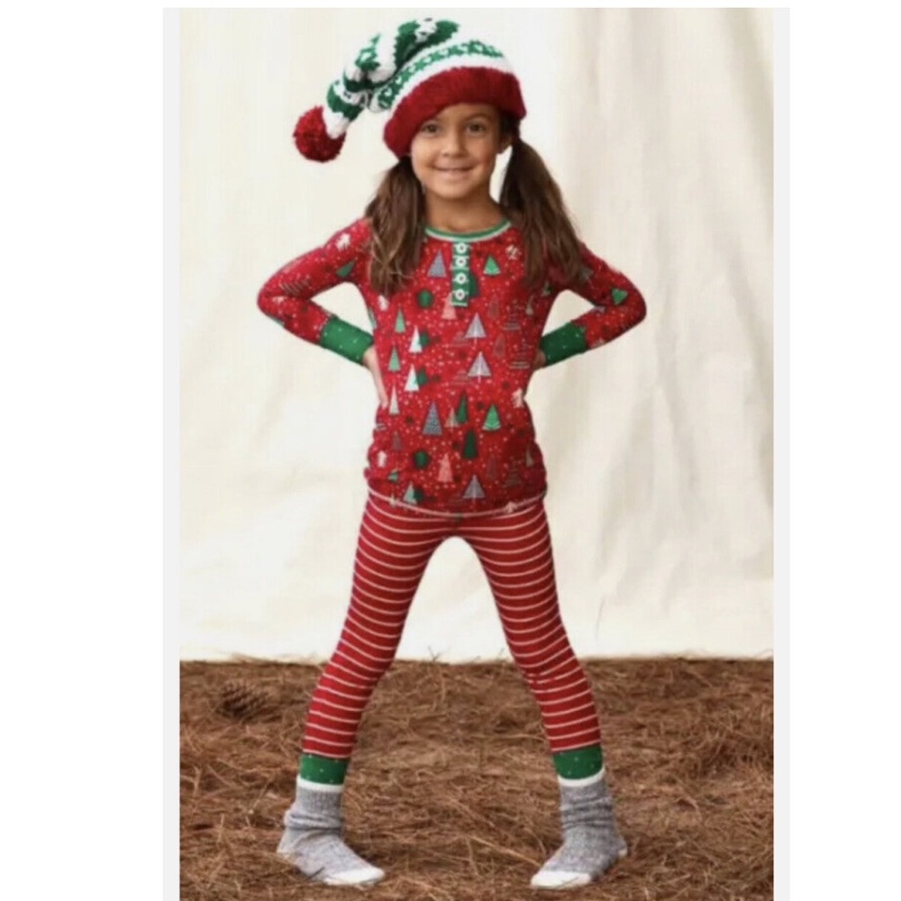 Matilda Jane Girls Klara Pajamas Holiday Christmas Trees